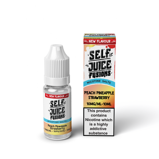 Self Juice Fusions - Peach Pineapple Strawberry 10ml Nic Salt E-Liquid