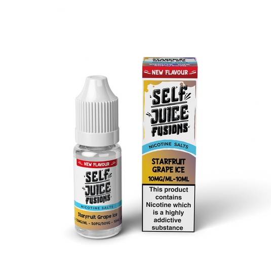 Self Juice Fusions - Starfruit Grape Ice 10ml Nic Salt E-Liquid