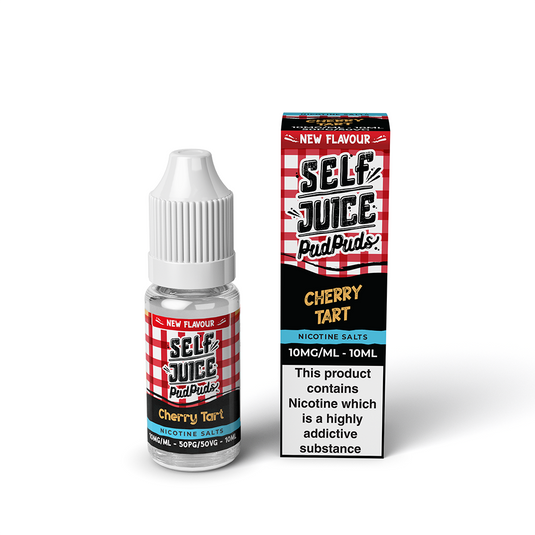 Self Juice Pud Puds - Cherry Tart 10ml Nic Salt E-Liquid