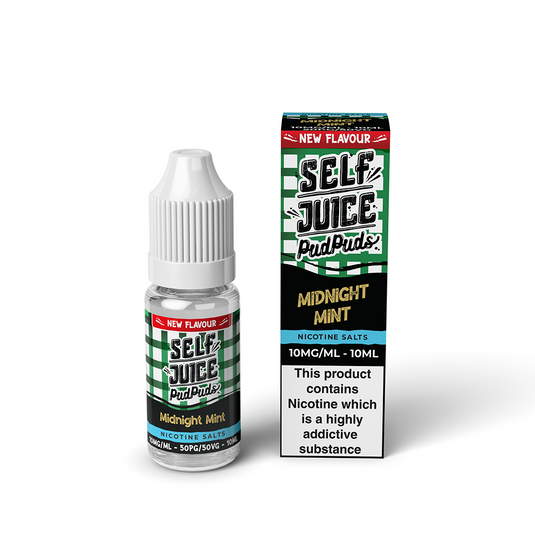 Self Juice Pud Puds - Midnight Mint 10ml Nic Salt E-Liquid
