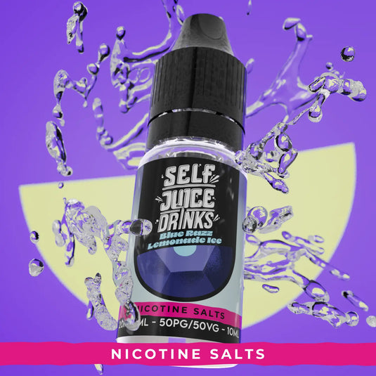 Self Juice Drinks - Blue Razz Lemonade 10ml Nic Salt E-Liquid