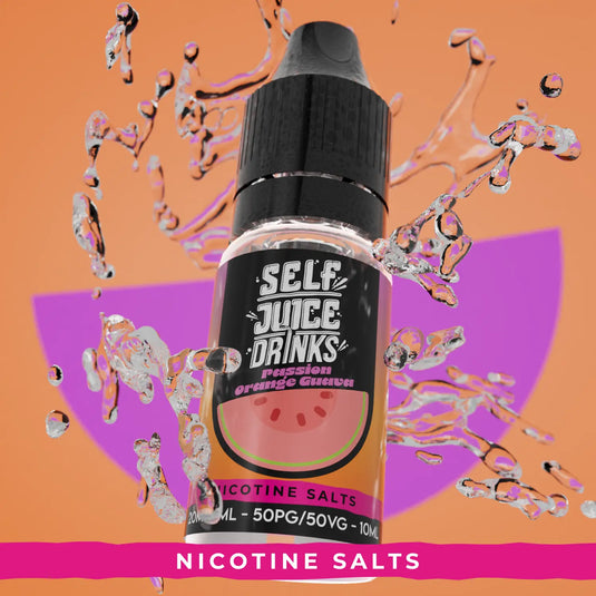 Self Juice Drinks - Passionfruit Orange Guava 10ml Nic Salt E-Liquid