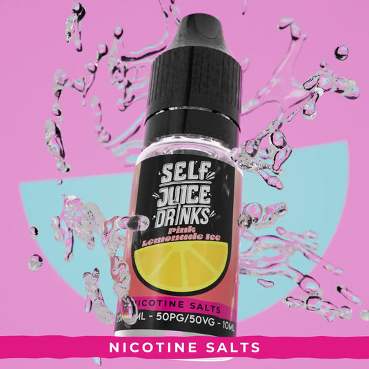 Self Juice Drinks - Pink Lemonade Ice 10ml Nic Salt E-Liquid