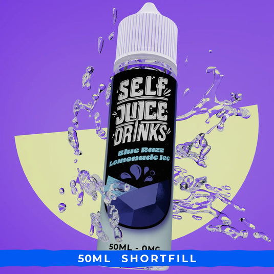 Self Juice Drinks - Blue Razz Lemonade Ice 50ml Shortfill E-Liquid