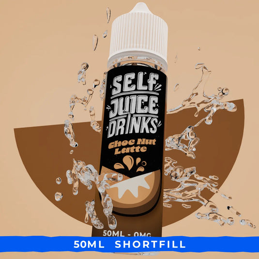 Self Juice Drinks - Choc Nut Latte 50ml Shortfill E-liquid