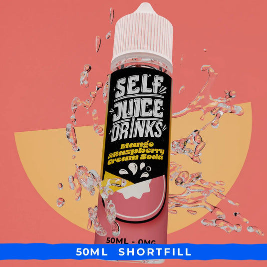 Self Juice Drinks - Mango & Raspberry Cream Soda 50ml Shortfill E-liquid