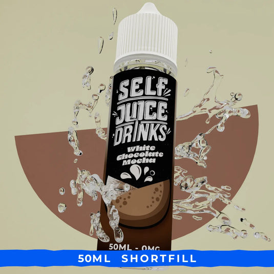Self Juice Drinks - White Chocolate Mocha 50ml Shortfill E-liquid