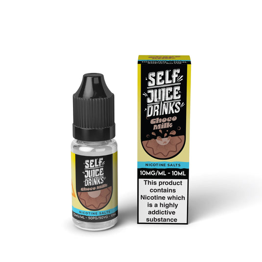 Self Juice Drinks - Choco Milk 10ml Nic Salt E-Liquid