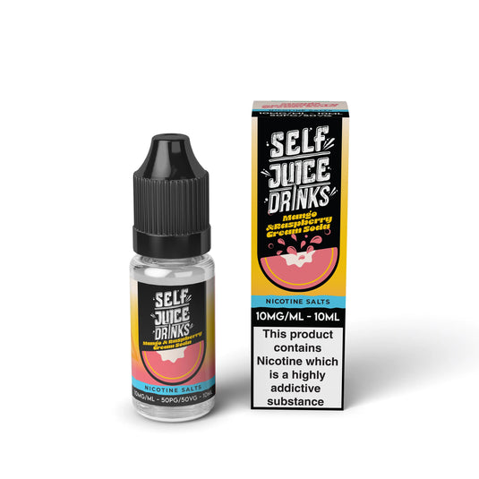 Self Juice Drinks - Mango & Raspberry Cream Soda 10ml Nic Salt E-liquid