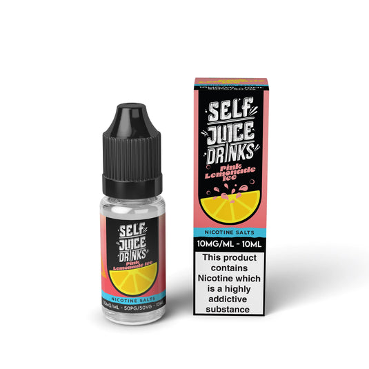 Self Juice Drinks - Pink Lemonade Ice 10ml Nic Salt E-Liquid