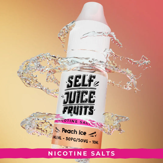 Self Juice Fruits - Peach Ice 10ml Nic Salt E-Liquid