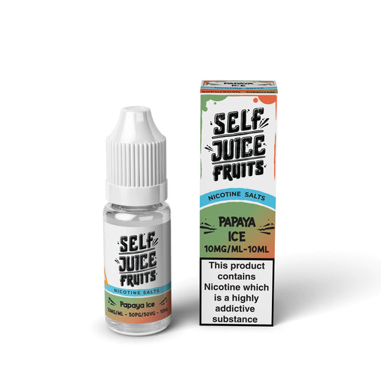 Self Juice Fruits - Papaya Ice 10ml Nic Salt E-Liquid