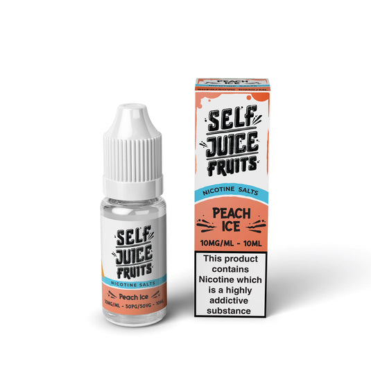Self Juice Fruits - Peach Ice 10ml Nic Salt E-Liquid