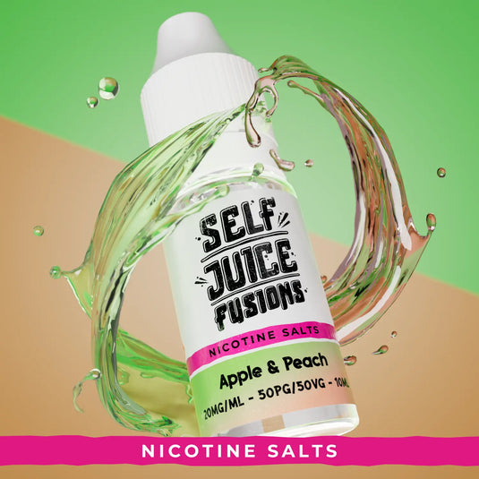 Self Juice Fusions - Apple & Peach 10ml Nic Salt E-Liquid
