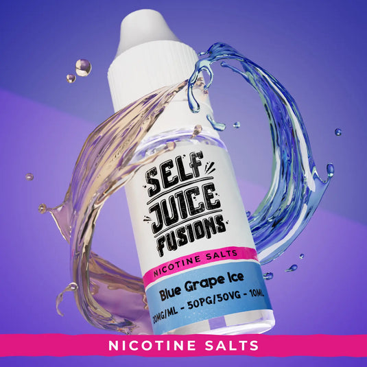 Self Juice Fusions - Blueberry Grape Ice 10ml Nic Salt E-Liquid