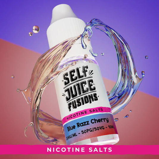 Self Juice Fusions - Blue Razz Cherry 10ml Nic Salt E-Liquid