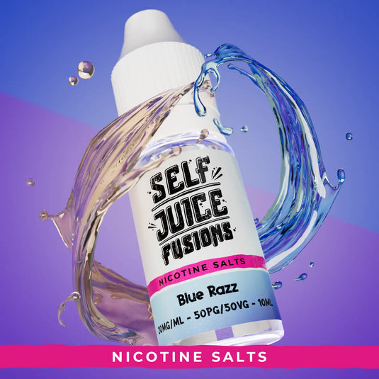 Self Juice Fusions - Blue Razz 10ml Nic Salt E-liquid