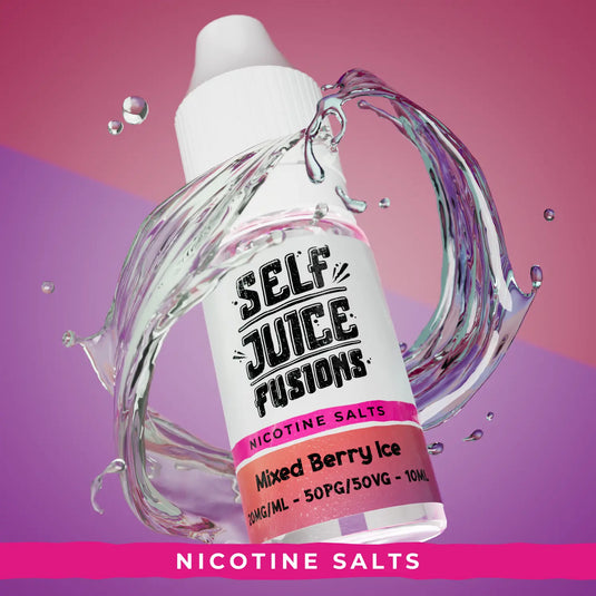 Self Juice Fusions - Mixed Berry Ice 10ml Nic Salt E-Liquid