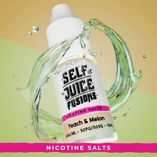 Self Juice Fusions - Peach & Melon 10ml Nic Salt E-Liquid