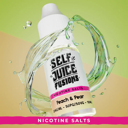 Self Juice Fusions - Peach & Pear 10ml Nic Salt E-Liquid