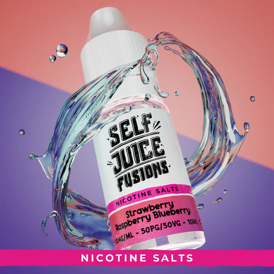 Self Juice Fusions - Strawberry Raspberry Blueberry 10ml Nic Salt E-Liquid