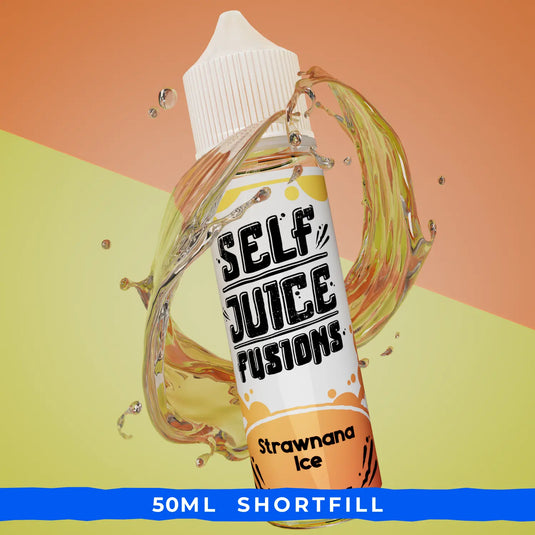 Self Juice Fusions - StrawNana Ice 50ml Shortfill E-Liquid