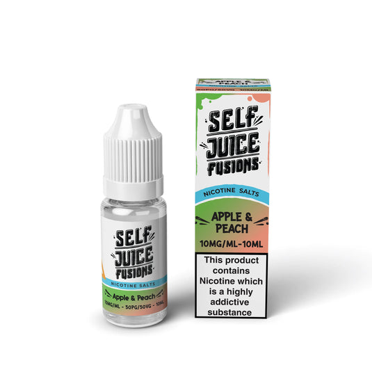 Self Juice Fusions - Apple & Peach 10ml Nic Salt E-Liquid