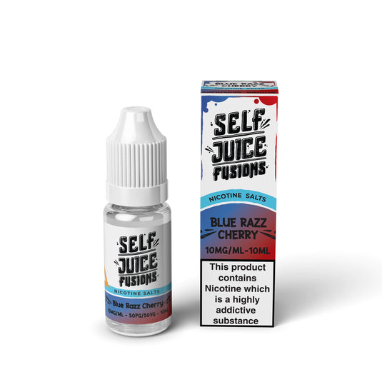 Self Juice Fusions - Blue Razz Cherry 10ml Nic Salt E-Liquid