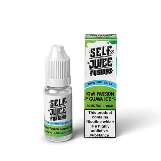 Self Juice Fusions - Kiwi Passion Guava Ice 10ml Nic Salt E-Liquid
