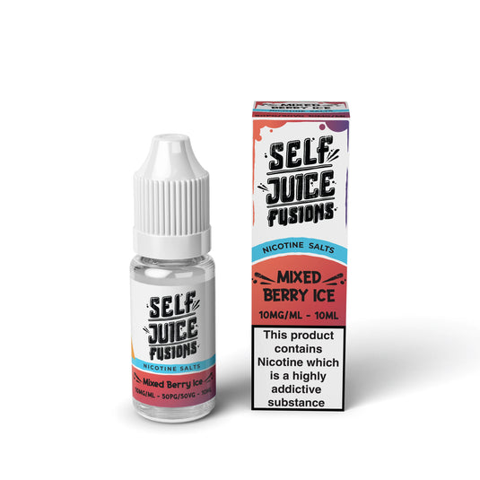 Self Juice Fusions - Mixed Berry Ice 10ml Nic Salt E-Liquid