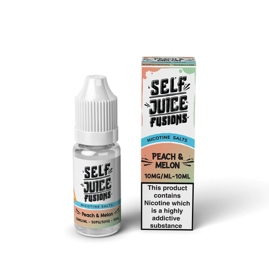 Self Juice Fusions - Peach & Melon 10ml Nic Salt E-Liquid