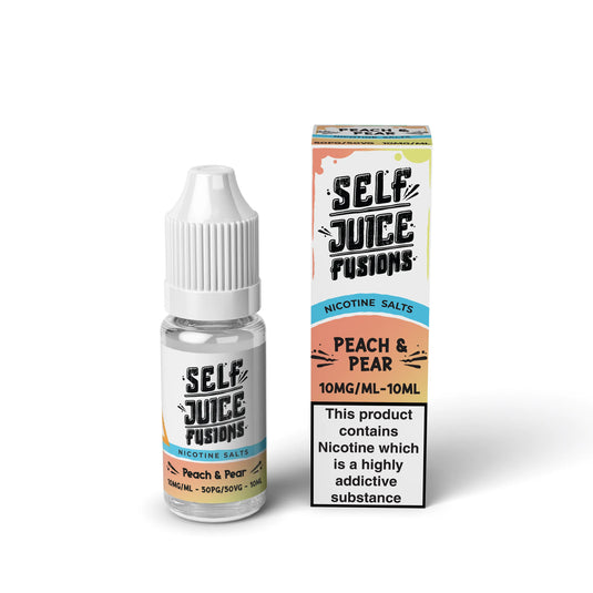 Self Juice Fusions - Peach & Pear 10ml Nic Salt E-Liquid