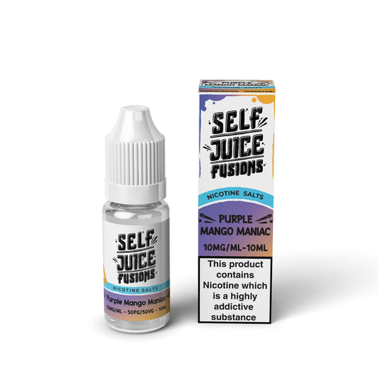 Self Juice Fusions - Purple Mango Maniac 10ml Nic Salt E-Liquid