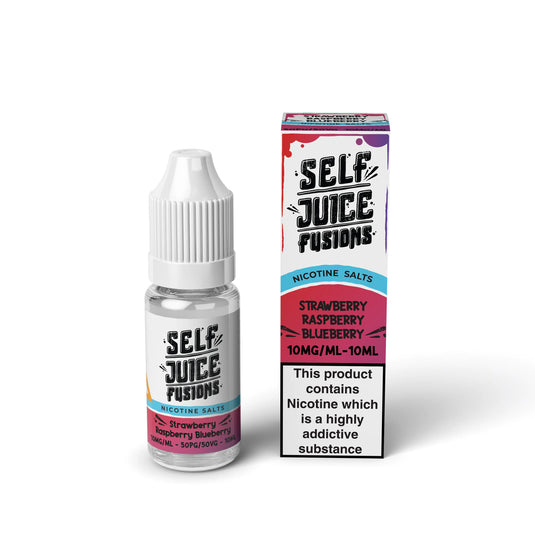 Self Juice Fusions - Strawberry Raspberry Blueberry 10ml Nic Salt E-Liquid