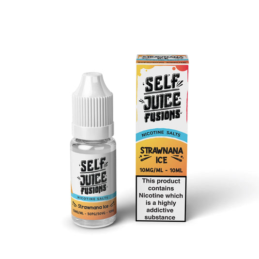 Self Juice Fusions - Strawnana Ice 10ml Nic Salt E-Liquid