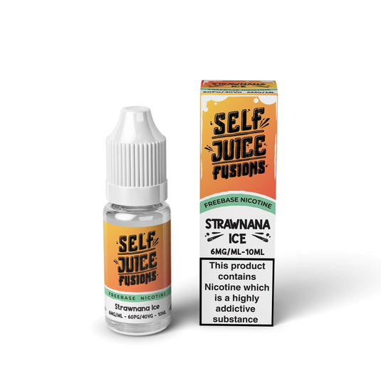 Self Juice Fusions - StrawNana Ice 10ml HPG E-Liquid