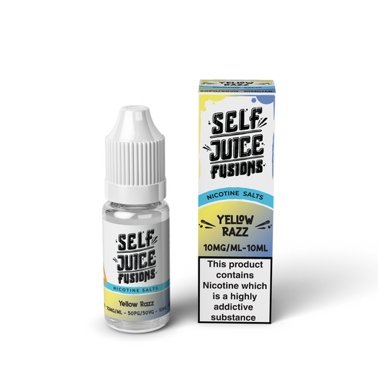 Self Juice Fusions - Yellow Razz 10ml Nic Salt E-Liquid