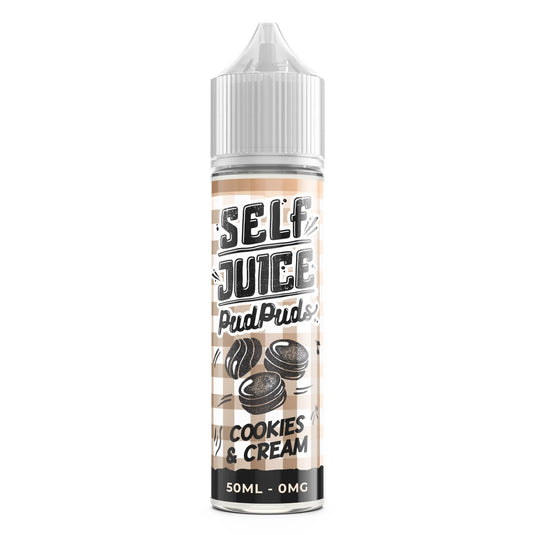 Self Juice Pud Puds - Cookies & Cream 50ml Shortfill E-liquid