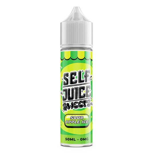 Self Juice Sweets - Sour Apple Ice 50ml Shortfill E-Liquid