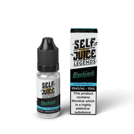 Self Juice Legends - Blackjack 10ml Nic Salt E-Liquid