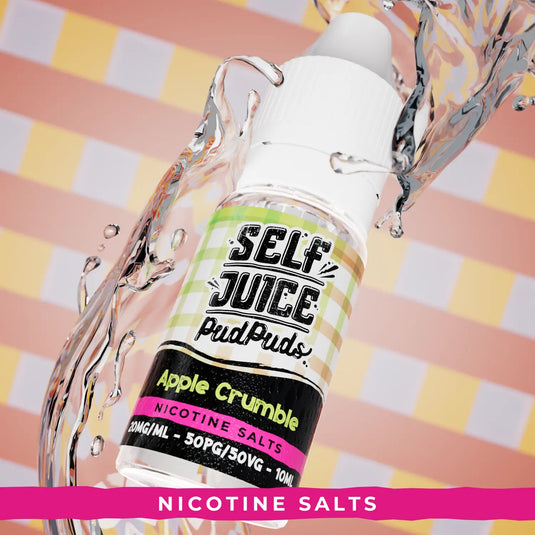 Self Juice Pud Puds - Apple Crumble 10ml Nic Salt E-Liquid