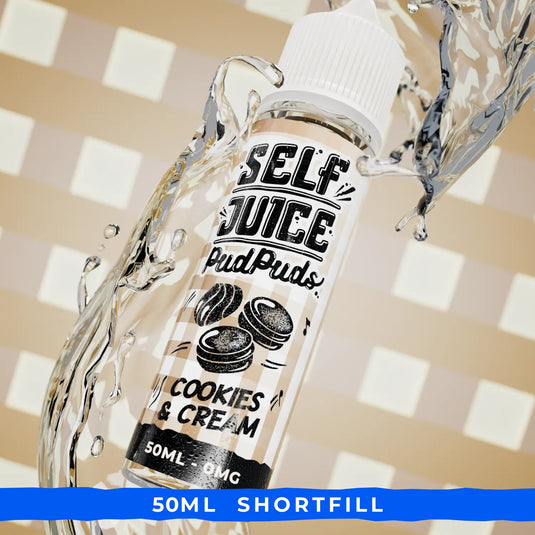 Self Juice Pud Puds - Cookies & Cream 50ml Shortfill E-liquid