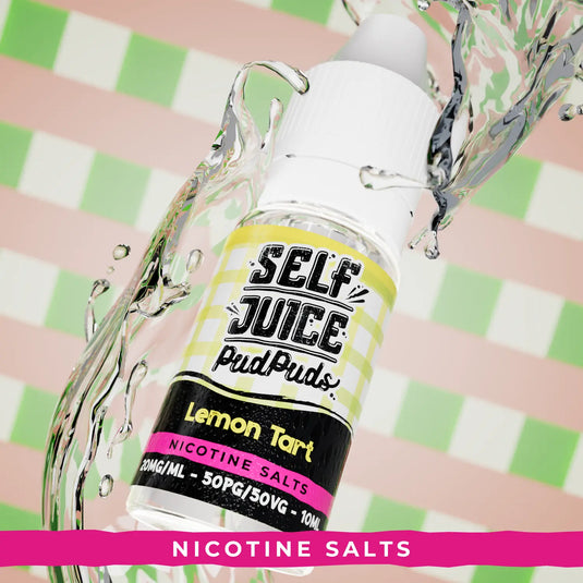 Self Juice Pud Puds - Lemon Tart 10ml Nic Salt E-Liquid