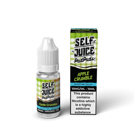 Self Juice Pud Puds - Apple Crumble 10ml Nic Salt E-Liquid