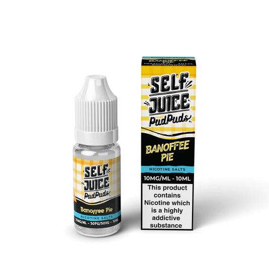 Self Juice Pud Puds - Banoffee Pie 10ml Nic Salt E-Liquid
