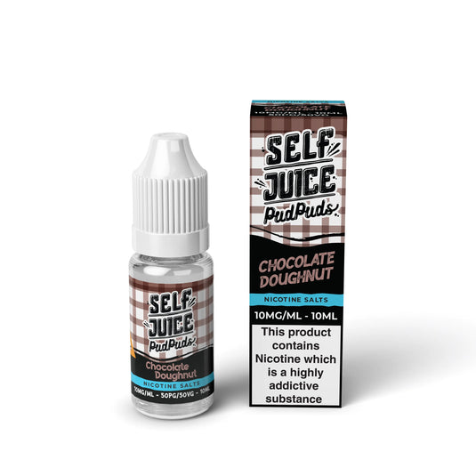 Self Juice Pud Puds - Chocolate Doughnut 10ml Nic Salt E-Liquid