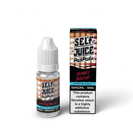Self Juice Pud Puds - Jammy Biscuit 10ml Nic Salt E-Liquid