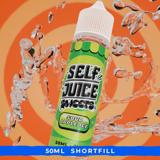 Self Juice Sweets - Sour Apple Ice 50ml Shortfill E-Liquid