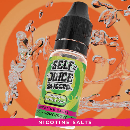 Self Juice Sweets - Sour Apple Ice 10ml Nic Salt E-Liquid
