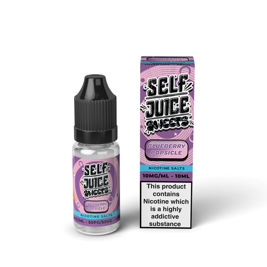 Self Juice Sweets - Blueberry Popsicle 10ml Nic Salt E-Liquid